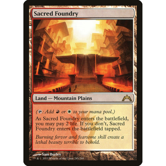 Sacred Foundry rare 245 Magic the Gathering Gatecrash Japanese