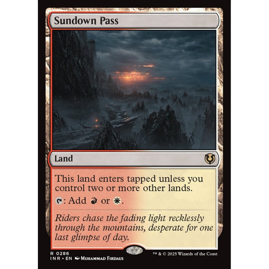 Sundown Pass, 286, rare, Magic: The Gathering, Innistrad Remastered