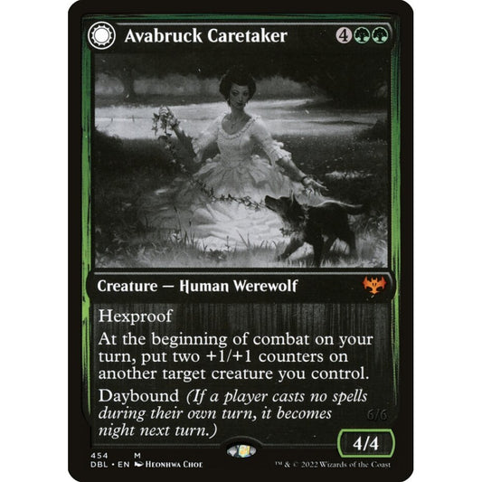 Avabruck Caretaker // Hollowhenge Huntmaster mythic 454 Magic the Gathering Innistrad: Double Feature