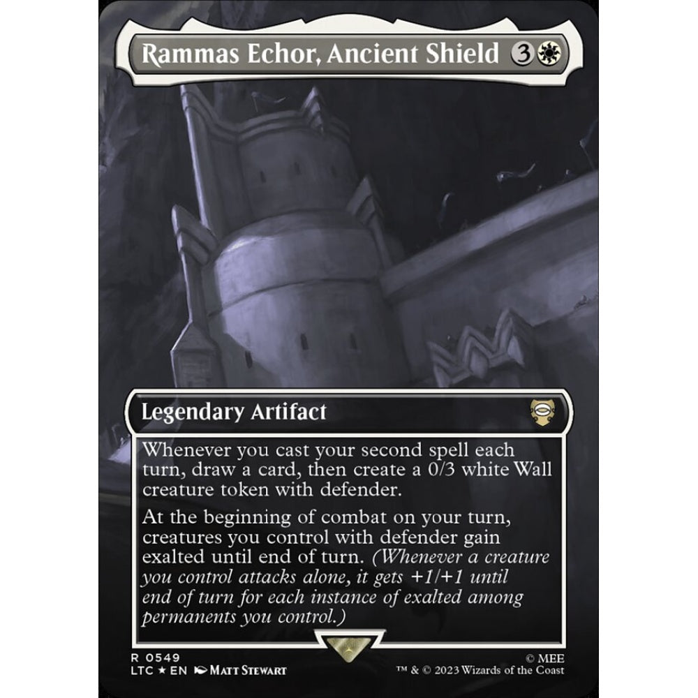 Rammas Echor, Ancient Shield, rare, 549, Magic the Gathering, Tales of Middle-earth Commander