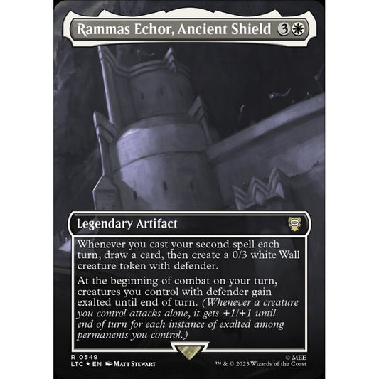 Rammas Echor, Ancient Shield, rare, 549, Magic the Gathering, Tales of Middle-earth Commander
