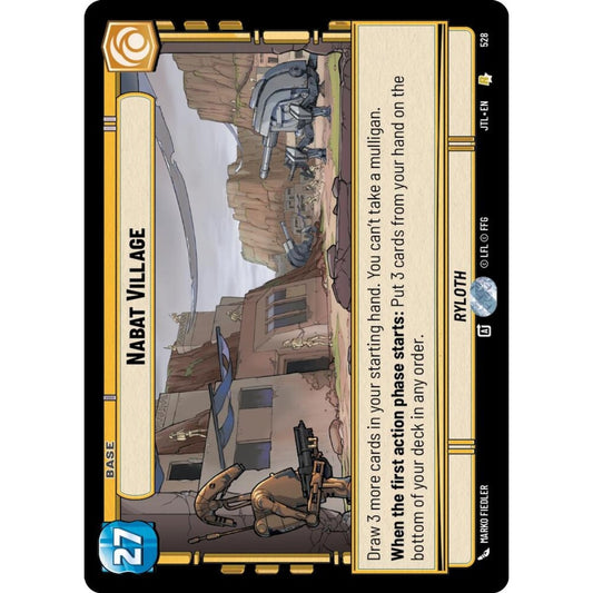 Nabat Village, R, JTL 528) Foil, Star Wars Unlimited
