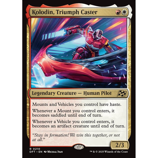 Kolodin, Triumph Caster, 210, rare, Magic: The Gathering, Aetherdrift