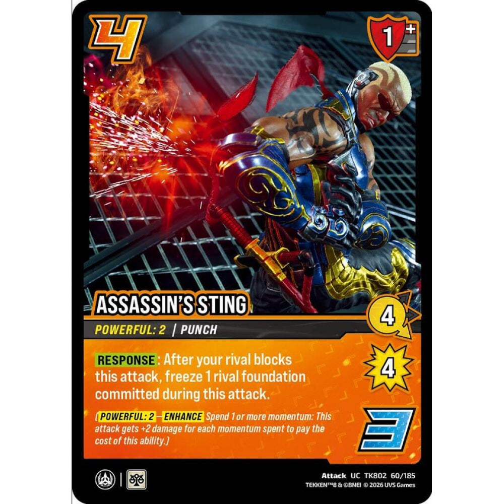 Assassin's Sting 60/185 TK802 Universus Tekken 8 Attack UC