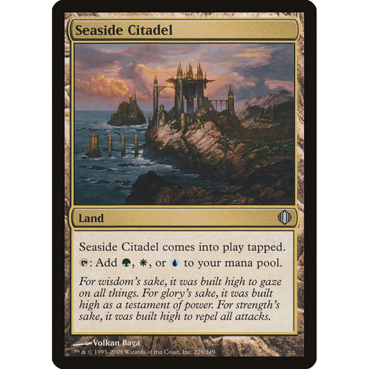 Seaside Citadel uncommon 229 Magic the Gathering Shards of Alara
