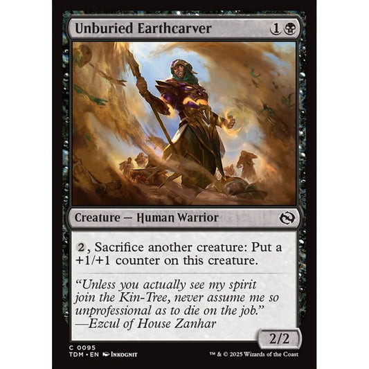 Unburied Earthcarver common 95 Magic the Gathering Tarkir: Dragonstorm