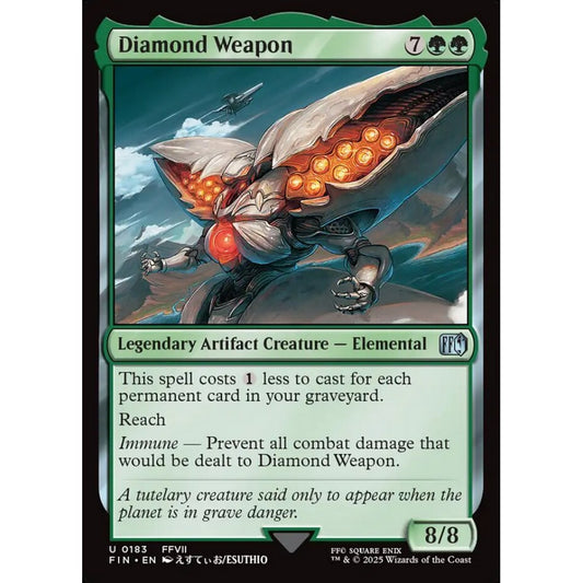 Diamond Weapon uncommon 183 Magic the Gathering Final Fantasy