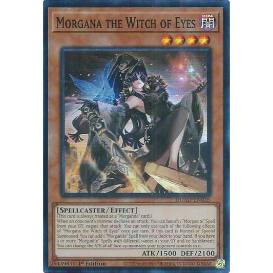 Morgana the Witch of Eyes DUAD-EN026 Super Yu-Gi-Oh Duelist's Advance