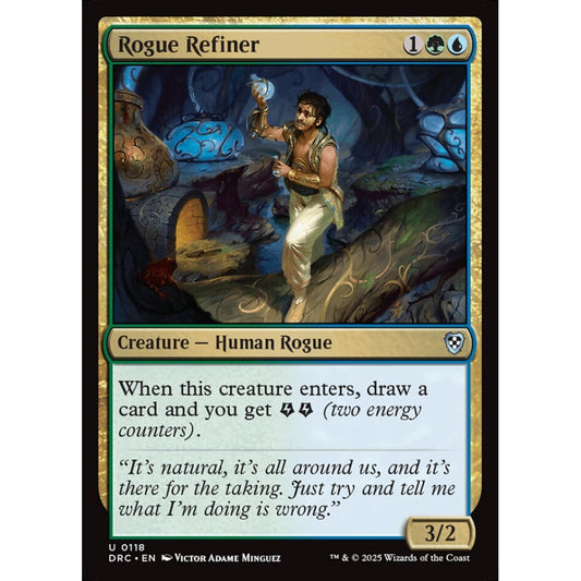 Rogue Refiner, 118, uncommon, Magic: The Gathering, Aetherdrift Commander