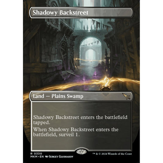 Shadowy Backstreet rare 330 Magic the Gathering Murders at Karlov Manor