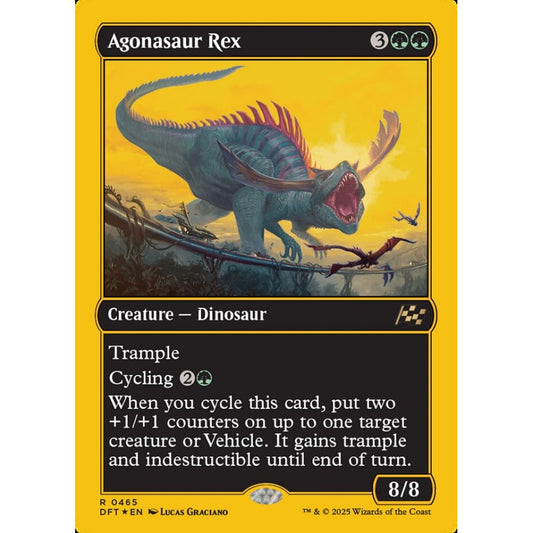 Agonasaur Rex, 465, rare, Magic: The Gathering, Aetherdrift