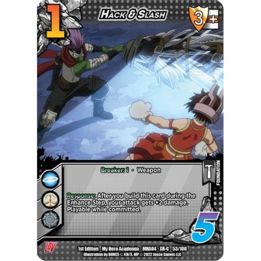 Hack & Slash, 053/108, XR-C, UniVersus, MHA04 League of Villains
