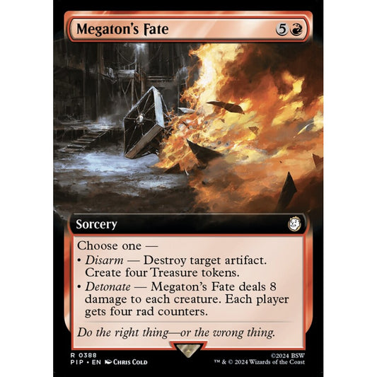 Megaton's Fate rare 388 Magic the Gathering Fallout