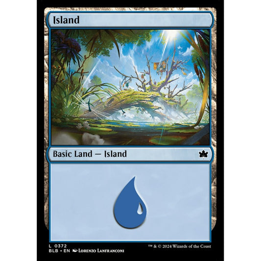Island, 372, common, Magic: The Gathering, Bloomburrow