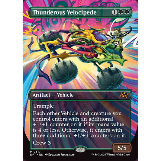Thunderous Velocipede, 317, mythic, Magic: The Gathering, Aetherdrift