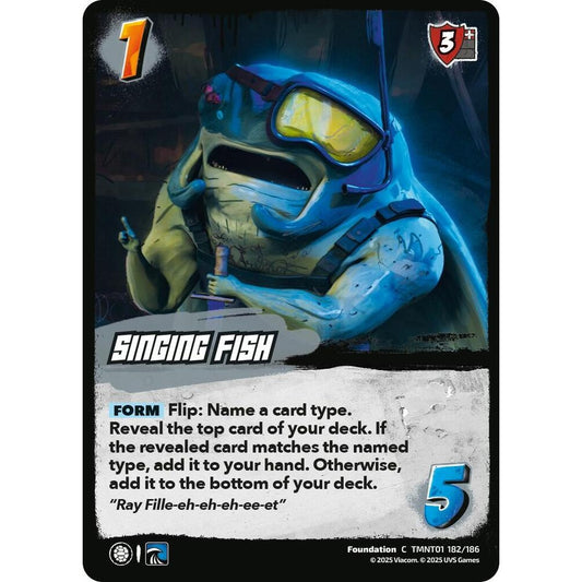 Singing Fish 182/186 TMNT01 Universus Teenage Mutant Ninja Turtles Foundation C