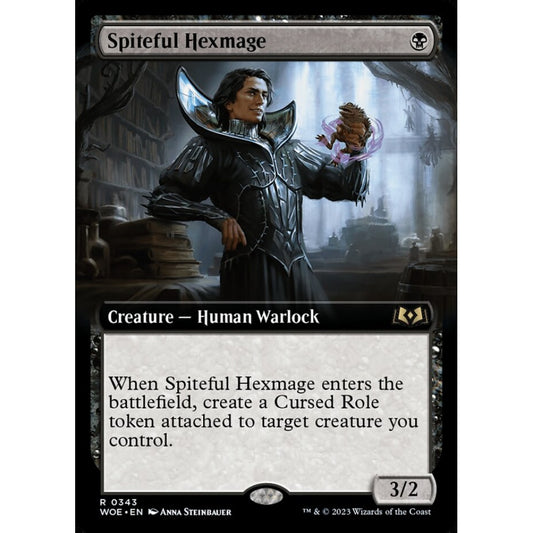 Spiteful Hexmage, rare, 343, Magic the Gathering, Wilds of Eldraine