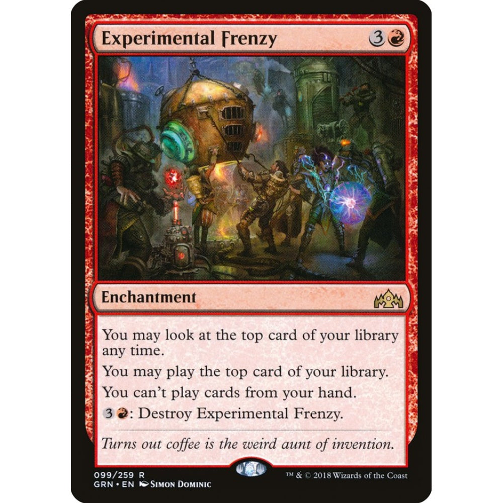 Experimental Frenzy rare 99 Magic the Gathering Guilds of Ravnica