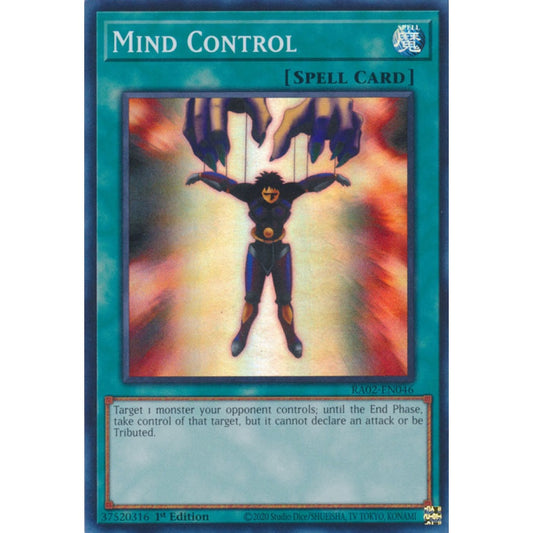 Mind Control RA02-EN046 Super Super Rare Yu-Gi-Oh 25th Anniversary Rarity Collection II in Art