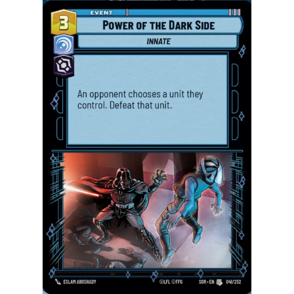 Power of the Dark Side, 41, U, Star Wars Unlimited, Sparks Of Rebellion