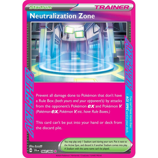 Neutralization Zone ACE SPEC Rare 060/064 Pokemon Card Game Shrouded Fable