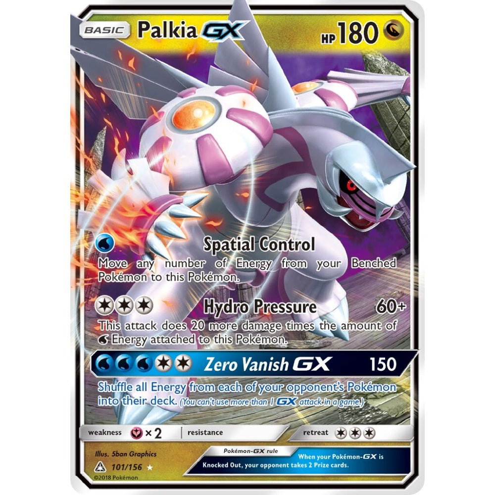 Palkia-GX Rare Holo GX 101/156 Pokemon Card Game Ultra Prism