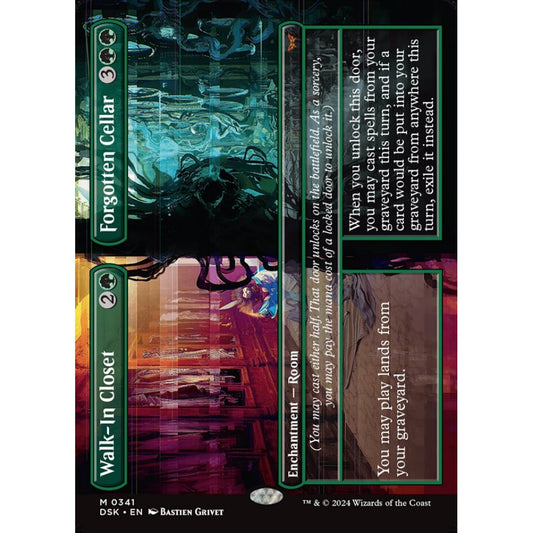 Walk-In Closet // Forgotten Cellar, 341, mythic, Magic: The Gathering, Duskmourn: House of Horror