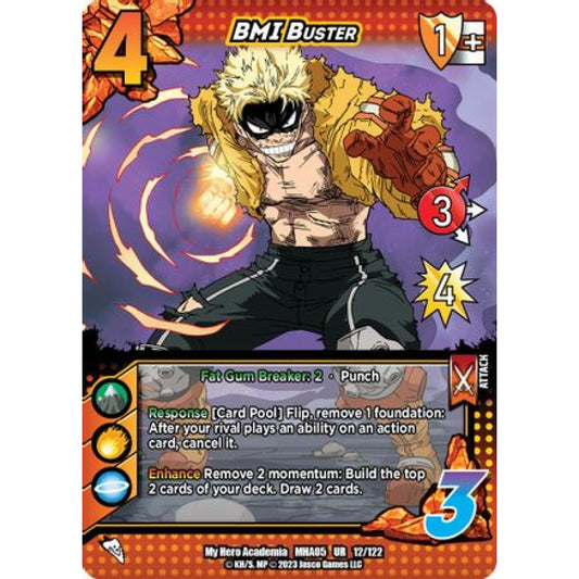 BMI Buster, 12/122, UR, UniVersus, MHA05 Undaunted Raid