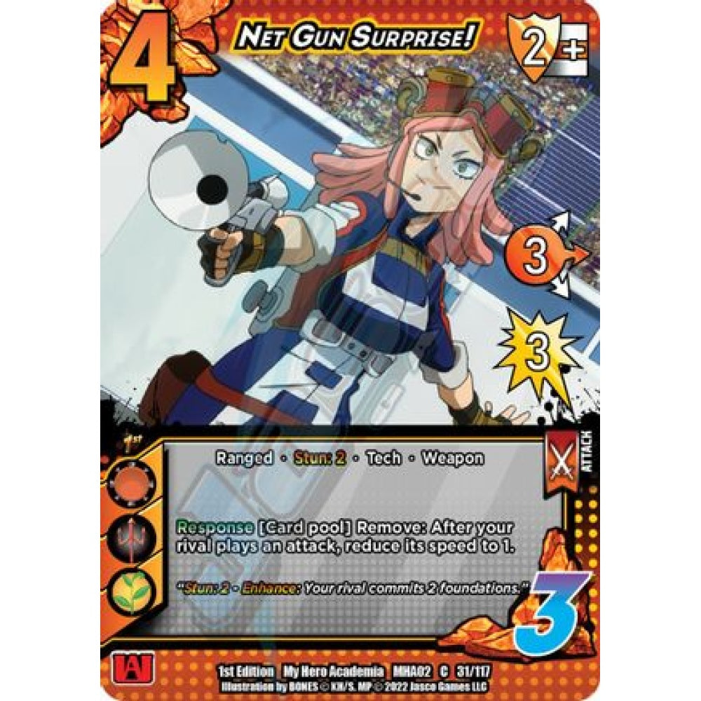 Net Gun Surprise!, 31/117, C, UniVersus, MHA02 Crimson Rampage