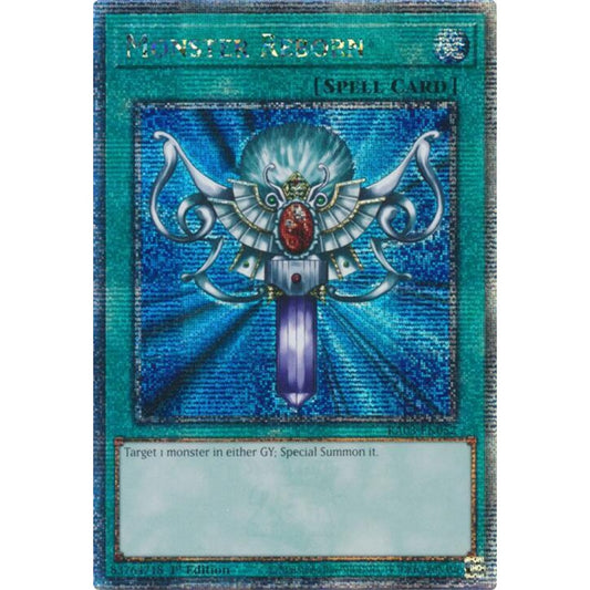 Monster Reborn (Quarter Century Secret Rare) RA03-EN052 QCR Yu-Gi-Oh Quarter Century Bonanza