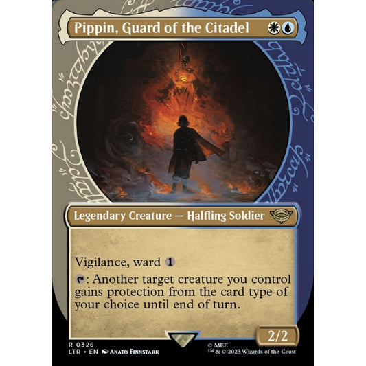 Pippin, Guard of the Citadel, rare, 326, Magic the Gathering, The Lord of the Rings: Tales of Middle-earth