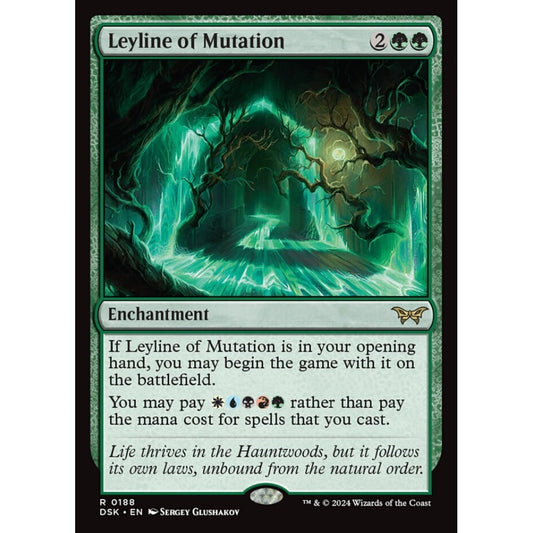 Leyline of Mutation, 188, rare, Magic: The Gathering, Duskmourn: House of Horror