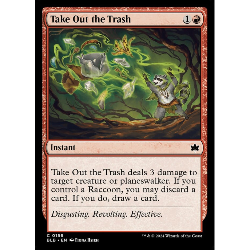 Take Out the Trash, 156, common, Magic: The Gathering, Bloomburrow