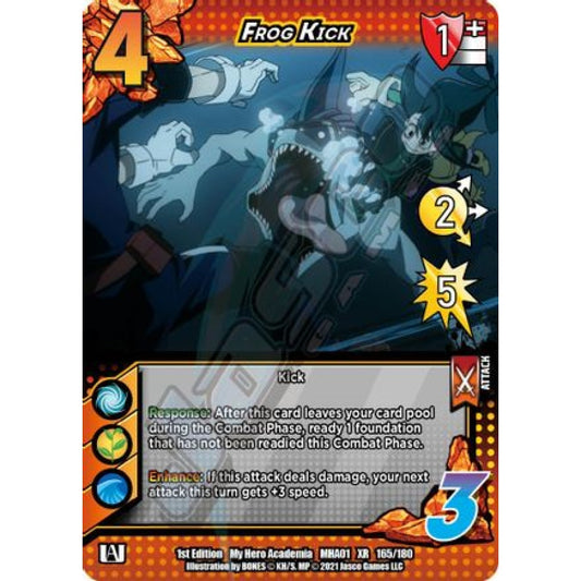 Frog Kick, 165/180, XR, UniVersus, MHA01 My Hero Academia