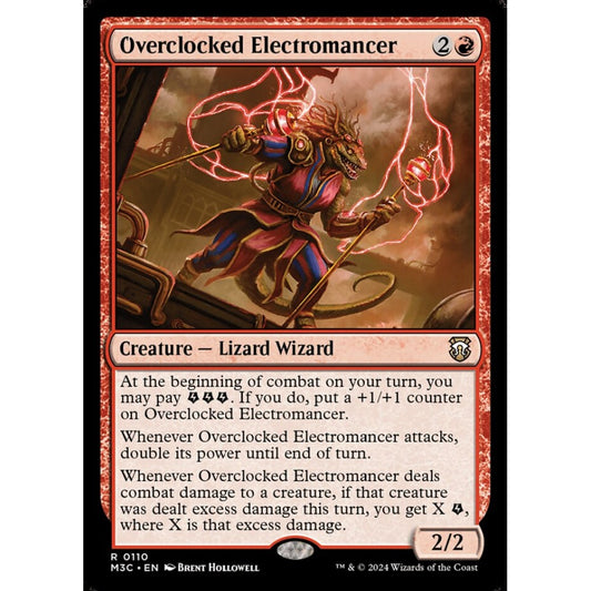 Overclocked Electromancer, 110, rare, Magic: The Gathering, Modern Horizons 3