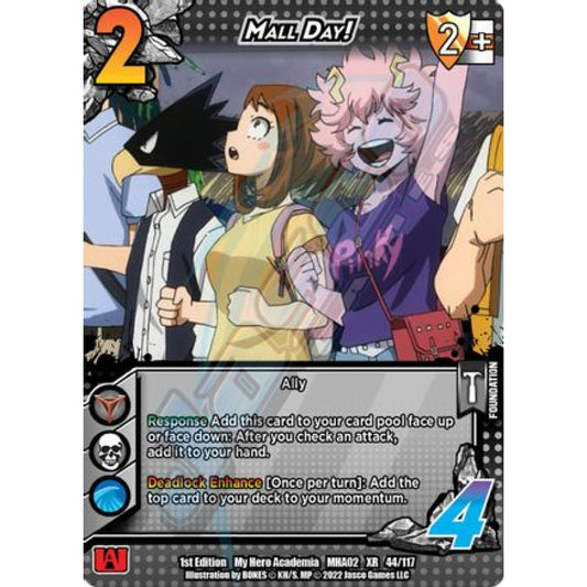 Mall Day!, 44/117, XR, UniVersus, MHA02 Crimson Rampage