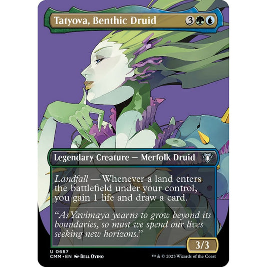 Tatyova, Benthic Druid uncommon 687 Magic the Gathering Commander Masters