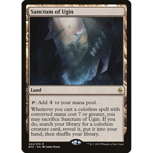 Sanctum of Ugin rare 242 Magic the Gathering Battle for Zendikar