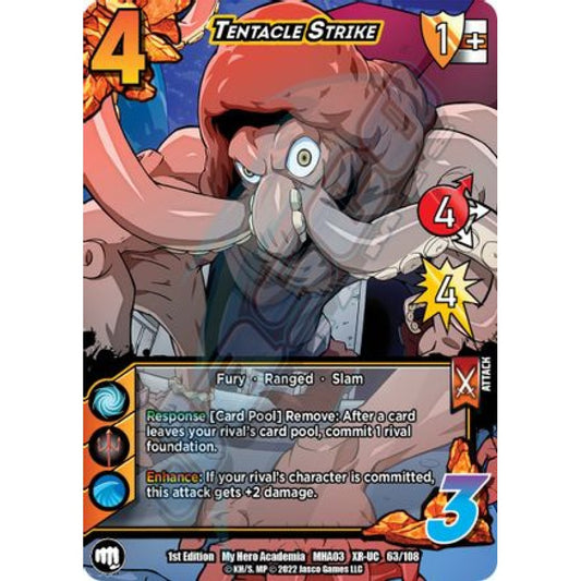 Tentacle Strike, 63/108, XR-UC, UniVersus, MHA03 Heroes Clash