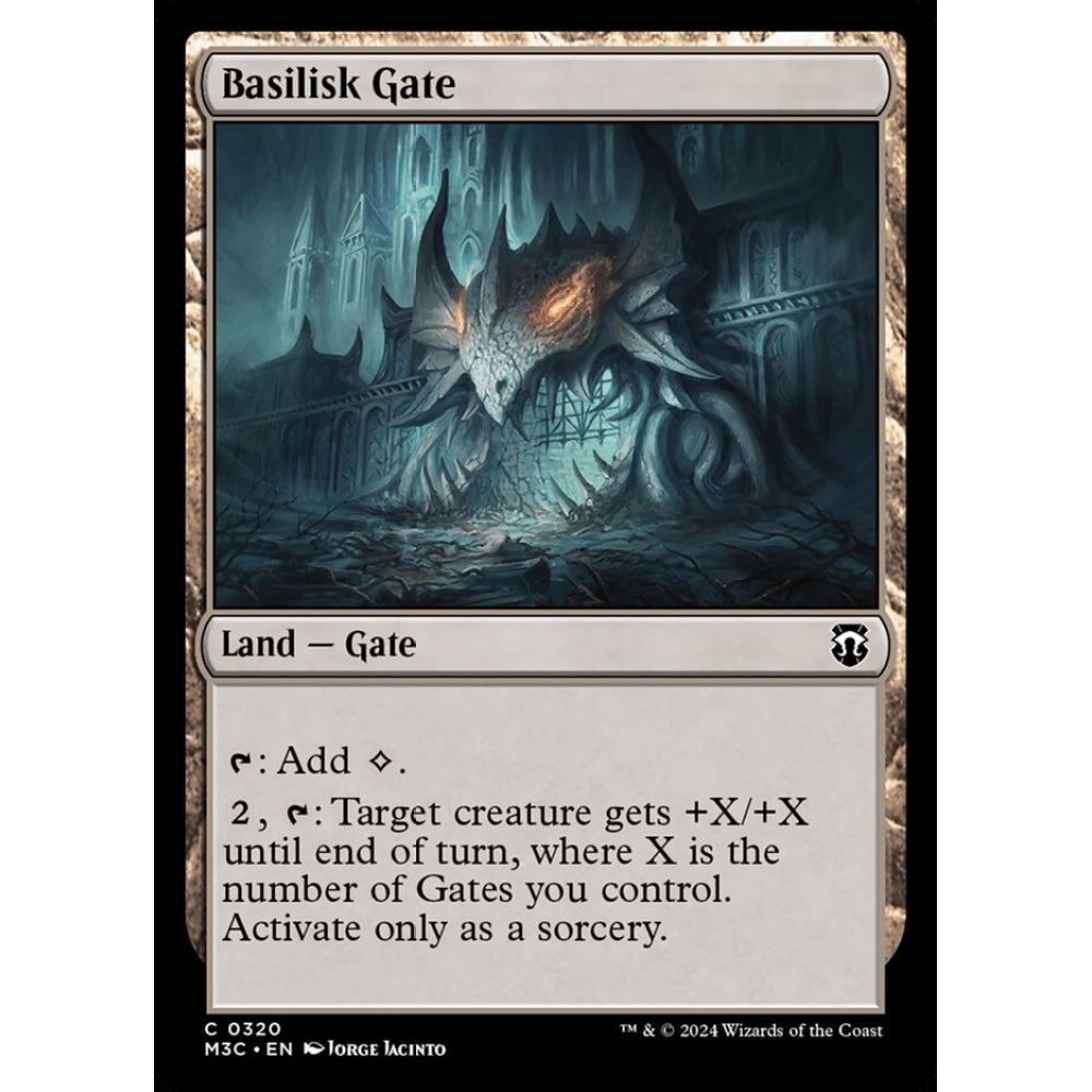 Basilisk Gate, 320, common, Magic: The Gathering, Modern Horizons 3