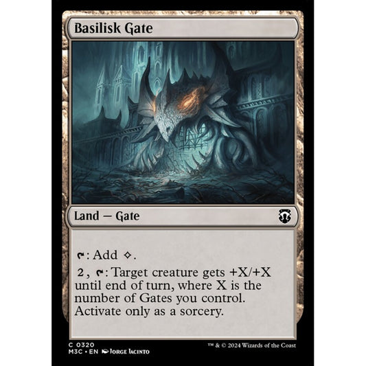 Basilisk Gate, 320, common, Magic: The Gathering, Modern Horizons 3
