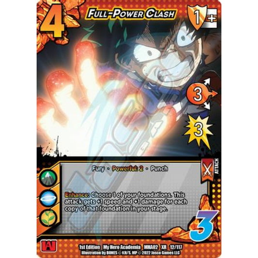 Full-Power Clash, 12/117, XR, UniVersus, MHA02 Crimson Rampage