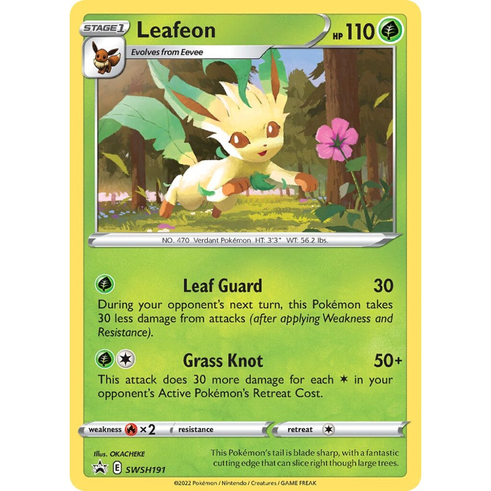 Leafeon Promo SWSH191 Pokemon Card Game Sword & Shield Promos