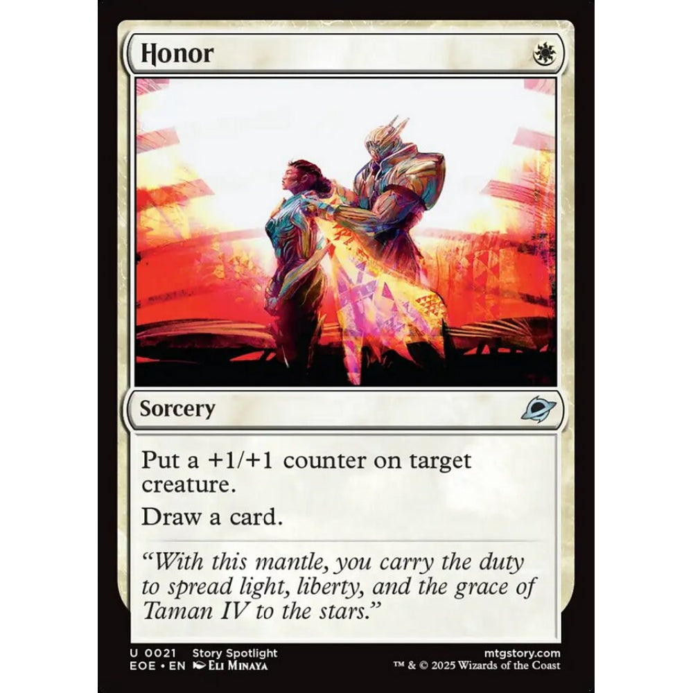 Honor uncommon 21 Magic the Gathering Edge of Eternities
