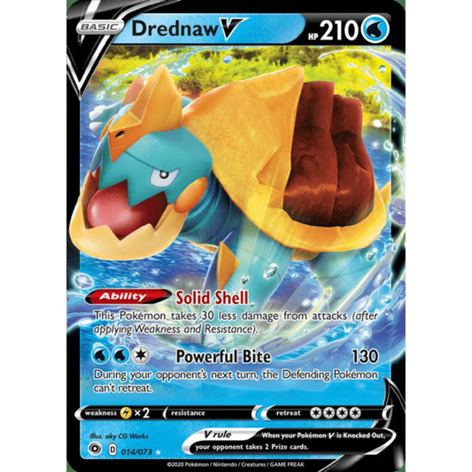 Drednaw V Double Rare 014/073 Pokemon Card Game Champion's Path