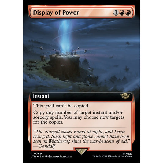 Display of Power, rare, 769, Magic the Gathering, The Lord of the Rings: Tales of Middle-earth