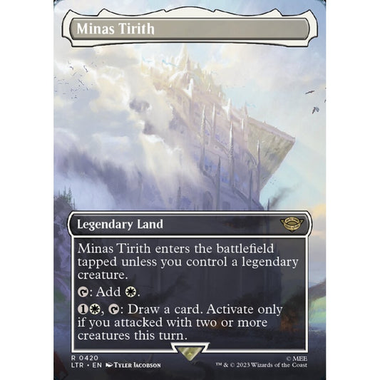 Minas Tirith, rare, 420, Magic the Gathering, The Lord of the Rings: Tales of Middle-earth