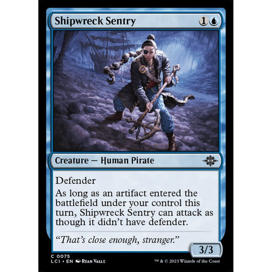 Shipwreck Sentry common 75 Magic the Gathering The Lost Caverns of Ixalan
