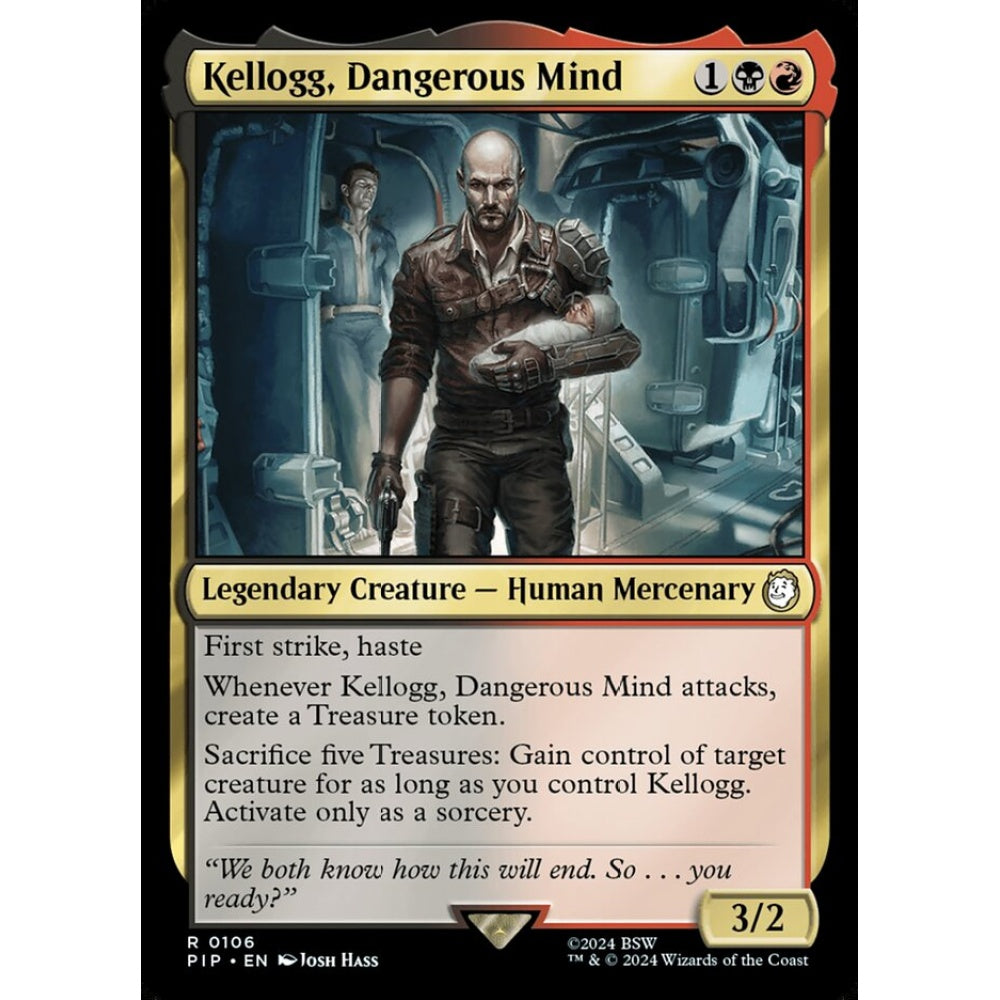 Kellogg, Dangerous Mind rare 106 Magic the Gathering Fallout