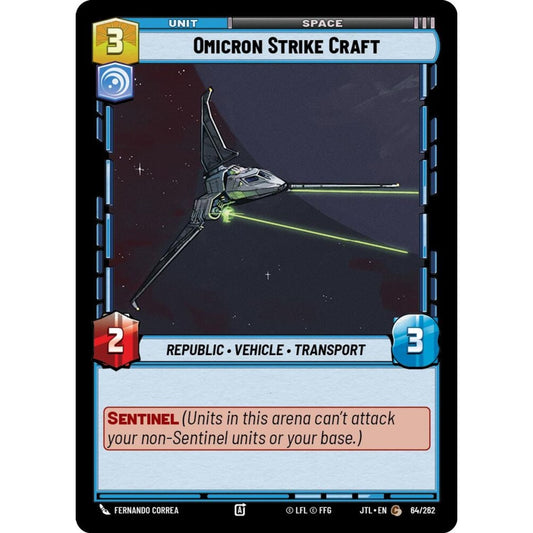 Omicron Strike Craft, C, JTL 064), Star Wars Unlimited